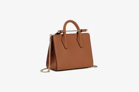 The Strathberry Nano Tote - Chestnut