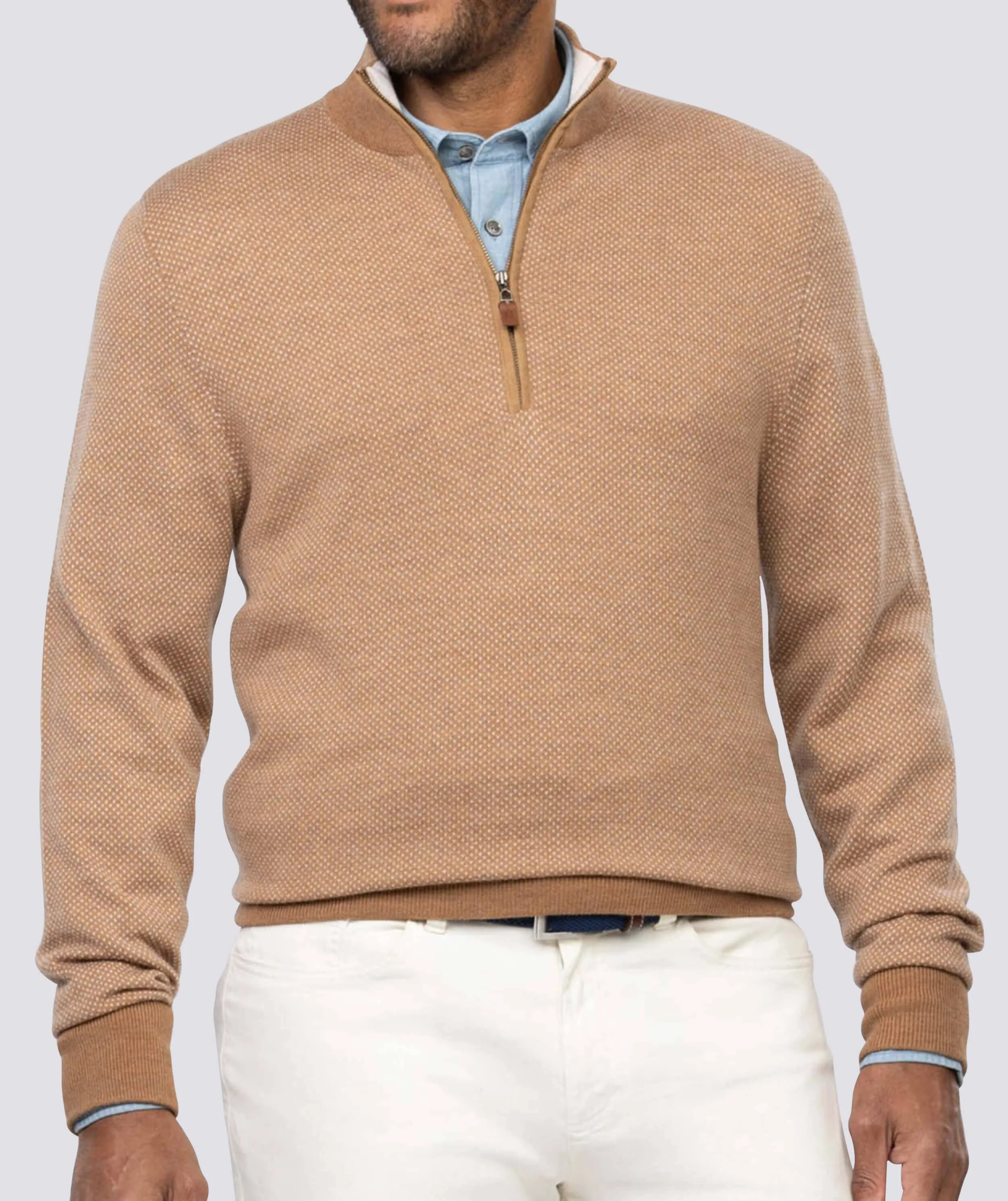 Walt Birdseye Quarter Zip Pullover