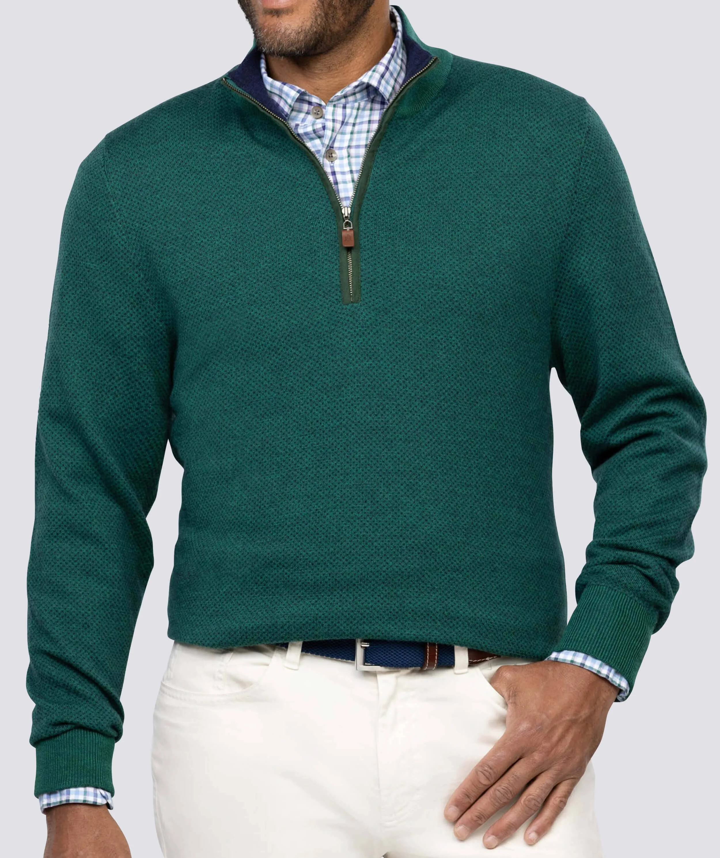 Walt Birdseye Quarter Zip Pullover