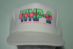 WNP-2 RF-5 Hanford WA Nuclear Power Vintage 90's Trucker Snapback Adjustable Hat