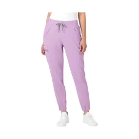 WonderWink Women's Jogger Scrub Pant - Violet Tulle