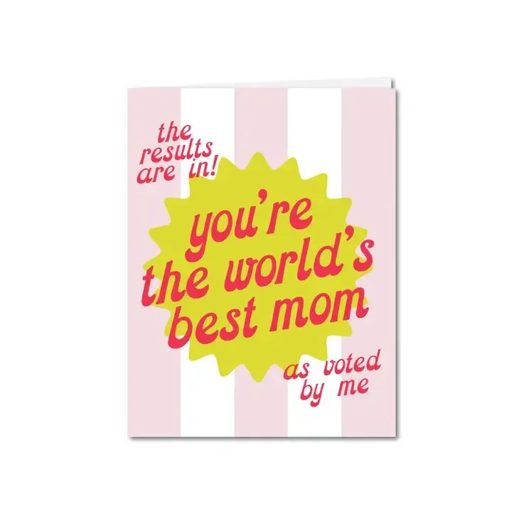 World's Best Mom Mother's Day Card